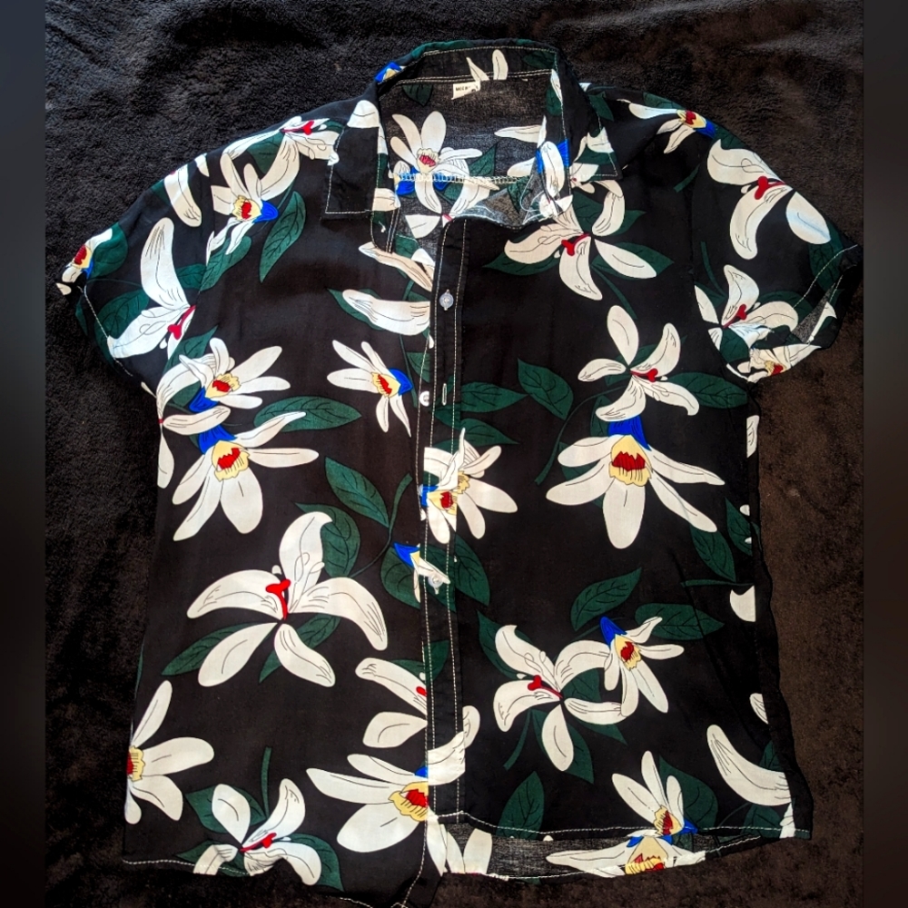 FLORAL Beach Shirt